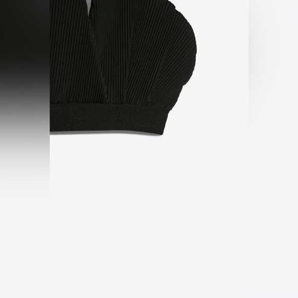 Zara Bloggers Fav Draped Crop Top, Size S - Picture 9 of 11